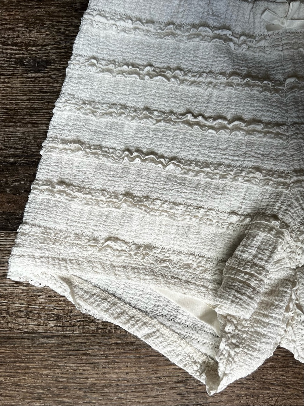 wild fable High-Waist Lace Bloomer Shorts - Cream - Picture 3 of 10